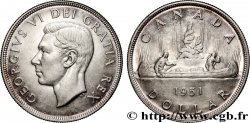 CANADA 1 Dollar Georges VI 1951 