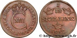 SUÈDE 1/12 Skilling Charles XIII 1812 