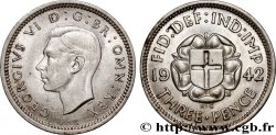 ROYAUME-UNI 3 Pence Georges VI  1942 