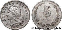 ARGENTINE 5 Centavos “Liberté” 1905 