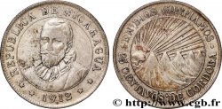 NICARAGUA 25 Centavos Francisco Nunez de Cordoba 1912 Heaton