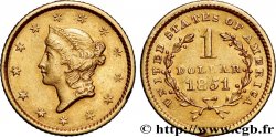 ÉTATS-UNIS D AMÉRIQUE 1 Dollar  Liberty head , 1er type 1851 Philadelphie