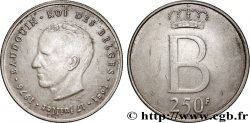 BELGIQUE 250 Francs jubilé d’argent du roi Baudouin légende française 1976 Bruxelles