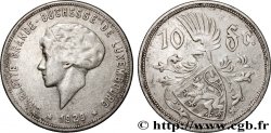 LUXEMBOURG 10 Francs Grande-Duchesse Charlotte 1929  VF 
