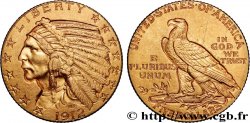 OR, PALLADIUM ET PLATINE INVESTISSEMENT 5 Dollars &nbsp;Indian Head&nbsp; 1912 Philadelphie