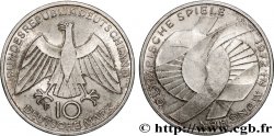 ALLEMAGNE 10 Mark XXe J.O. Munich - L’idéal olympique 1972 Stuttgart