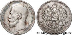 RUSSIE - NICOLAS II 1 Rouble  1897 Saint-Petersbourg