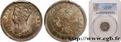 HONG KONG 10 Cents Victoria 1866 Londres
