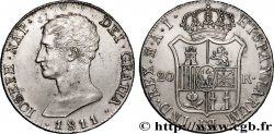 SPAIN - KINGDOM OF SPAIN - JOSEPH NAPOLEON 20 Reales ou 5 Pesetas 1811 Madrid
