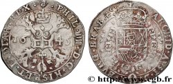 BELGIQUE - PAYS-BAS ESPAGNOLS 1/4 (Quart de) Patagon pour Philippe IV 1645 Anvers