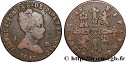 ESPAGNE 8 Maravedis Isabelle II 1843 Ségovie