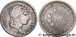 ITALIE - ROYAUME DE NAPLES - JOACHIM MURAT 2 Lire 1813  TB+ 