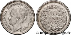 PAYS-BAS 10 Cents Reine Wilhelmine 1936 Utrecht