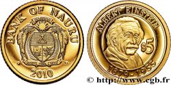 NAURU 5 Dollars Proof Albert Einstein 2010 Berlin