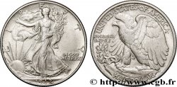 ÉTATS-UNIS D AMÉRIQUE 1/2 Dollar Walking Liberty 1942 Philadelphie