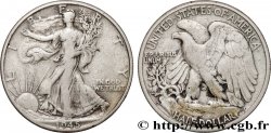 ÉTATS-UNIS D AMÉRIQUE 1/2 Dollar Walking Liberty 1945 Denver