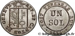 SUISSE - RÉPUBLIQUE DE GENÈVE 1 Sol 1833 