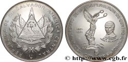 SALVADOR 5 Colones Proof 150e anniversaire de l’indépendance 1971 Vereinigte Deutsche Metall