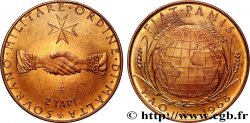 ORDRE SOUVERAIN DE MALTE 2 Tari Proof Frà Angelus de Mojana FAO 1968 S.M.O.M., Rome