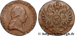 AUSTRIA 3 Kreuzer François II 1800 Schmollnitz