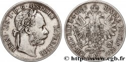 AUTRICHE 1 Florin François-Joseph Ier tête laurée / aigle bicéphale 1892 Vienne