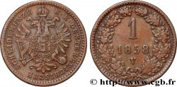 ITALIE - LOMBARDIE-VENITIE 1 Kreuzer 1858 Venise