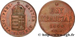 HUNGARY 1 Krajczar monnayage de la guerre d’indépendance 1848 