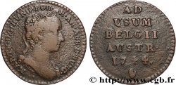 BELGIUM - AUSTRIAN NETHERLANDS 1 Liard Marie-Thérèse 1744 Anvers