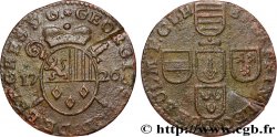 BELGIUM - PRINCE-BISHOPRIC OF LIÈGE 1 Liard Georges Louis de Berghes 1726 