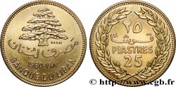 LIBAN Essai de 25 Piastres cèdre du Liban 1980 Paris