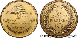 LIBAN Essai de 10 Piastres cèdre du Liban 1972 Paris