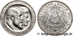 GERMANY - WÜRTTEMBERG 3 Mark Guillaume II et Charlotte 1911 Stuttgart