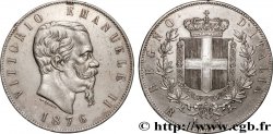 ITALY - KINGDOM OF ITALY - VICTOR-EMMANUEL II 5 Lire  1876 Rome