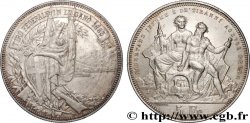 SWITZERLAND 5 Francs, concours de Tir de Lugano 1883 