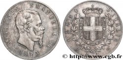 ITALY 5 Lire Victor Emmanuel II 1873 Milan