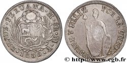 PÉROU 8 Reales  1836 Lima