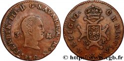 SPAGNA - NAVARRA 3 Maravedis Ferdinand III 1826 Pampelune