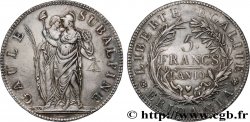 ITALIE - GAULE SUBALPINE 5 Francs an 10 1802 Turin TTB 