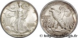 ÉTATS-UNIS D AMÉRIQUE 1/2 Dollar Walking Liberty 1942 Philadelphie