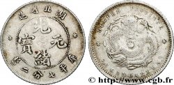 CHINE 7,2 Candareens (10 Cents) Province de Hu-Peh (1895-1907) 