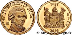 FIDJI 1 Dollar Proof Mozart 2016 