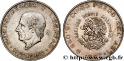 MEXIQUE 5 Pesos Miguel Hidalgo y Costilla 1957 Mexico