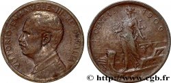 ITALIE 1 Centesimo Victor Emmanuel III 1909 Rome