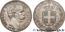 ITALY - KINGDOM OF ITALY - UMBERTO I 5 Lire  1879 Rome