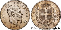 ITALIE 5 Lire Victor Emmanuel II 1873 Milan