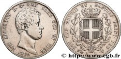 ITALY - KINGDOM OF SARDINIA 5 Lire Charles Albert 1832 Gênes