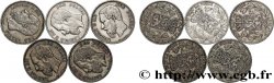 ARGENTO INVESTIMENTO Lot de 5 monnaies de 5 Francs Léopold II 1867-1876 