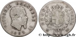 ITALY 1 Lire Victor Emmanuel II 1863 Milan