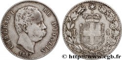 ITALIE 1 Lire Humbert Ier 1887 Milan