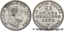 GERMANY - PRUSSIA 2 1/2 Silbergroschen (1/12 Thaler) Guillaume 1870 Berlin